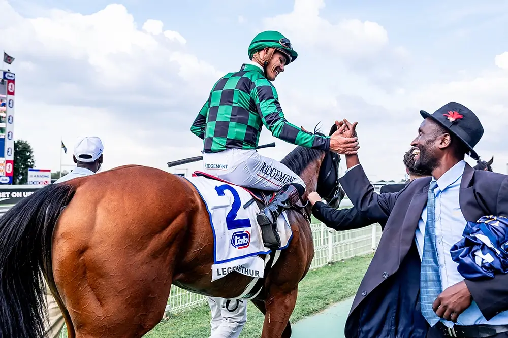 Fourie Tarry with Legend of Arthur